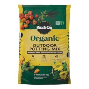 Miracle Gro Organic Outdoor Potting Mix, B0DNG75GR7