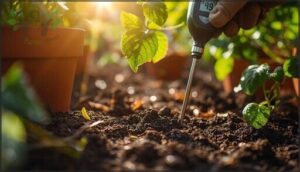 monitoring soil moisture levels