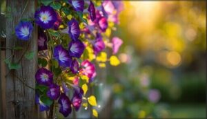 morning glories – climbing summer flowers morning glories – climbing summer flowers