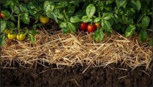 mulching for moisture control and protection