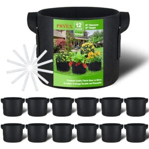 PHYEX 12 Pack 10 Gallon Grow B07V6P8833