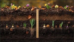 planting depth and fall timing planting depth and fall timing