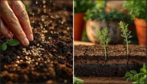 planting techniques for tiny and large seeds