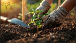 planting tomatoes for healthy growth