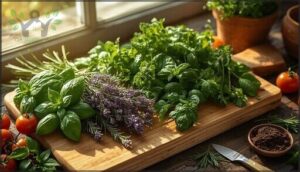 popular summer herbs