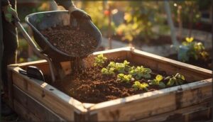 preparing and filling raised beds for strawberries preparing and filling raised beds for strawberries