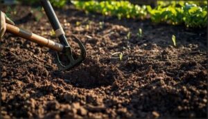preparing and loosening the soil preparing and loosening the soil