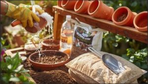 preparing containers for planting success preparing containers for planting success