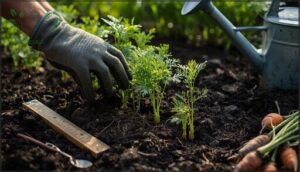 preparing the soil and plants