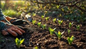 preparing your garden for spring blooms