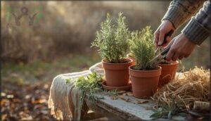 prepping herbs for overwintering success prepping herbs for overwintering success