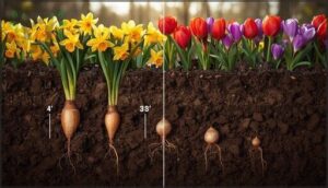 proper bulb depth and spacing proper bulb depth and spacing