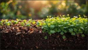 protect and enrich soil with mulch and cover crops