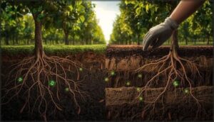 protecting orchard soils from pests and diseases