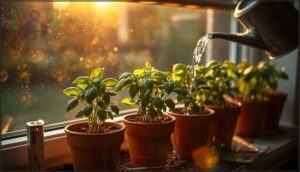 providing optimal light and water providing optimal light and water