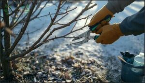 pruning dormant trees and shrubs