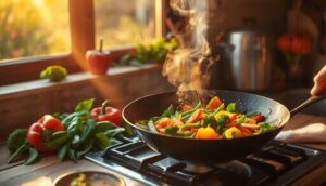 quick stir-fries and sautéed dishes