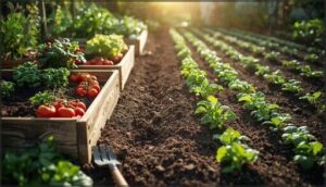 raised beds vs. in-ground rows raised beds vs. in-ground rows