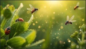 recruit beneficial insects as natural predators