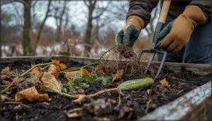 removing debris, weeds, and spent crops removing debris, weeds, and spent crops