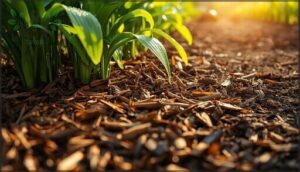 role of mulch in summer watering