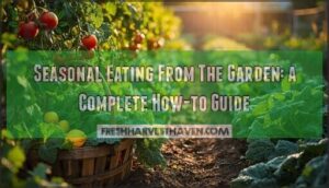 seasonal eating from the garden