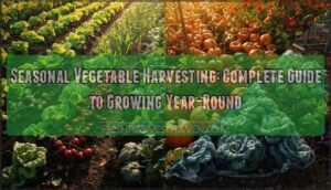 seasonal vegetable harvesting