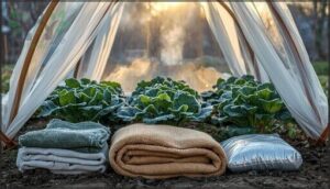 selecting the right cover materials (frost cloth, blankets, row covers)