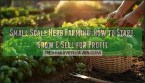 small scale herb farming