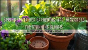 spring container gardening tips
