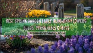 spring garden early blooming flowers spring garden early blooming flowers