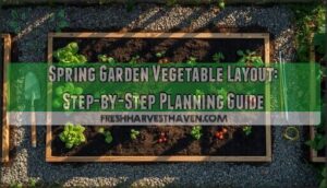 spring garden vegetable layout