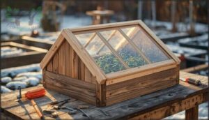 step-by-step cold frame construction
