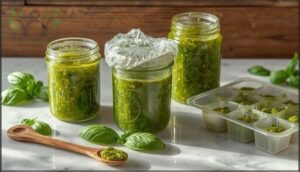 storing and preserving fresh basil pesto storing and preserving fresh basil pesto