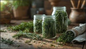 storing dried rosemary for maximum freshness