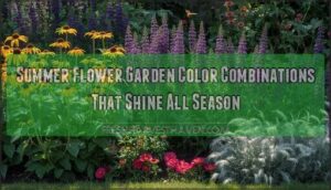 summer flower garden color combinations