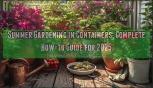 summer gardening in containers