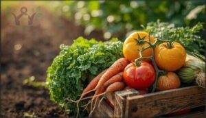 superior taste and texture of garden produce superior taste and texture of garden produce