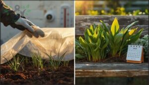 timing the removal of winter protections