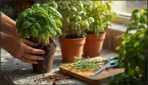 transplanting, harvesting, and using indoor herbs transplanting, harvesting, and using indoor herbs