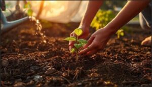 transplanting seedlings in summer transplanting seedlings in summer
