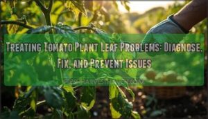 treating tomato plant leaf problems