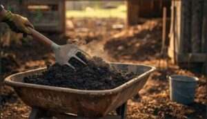 using aged animal manure using aged animal manure