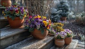 using containers for winter blooms