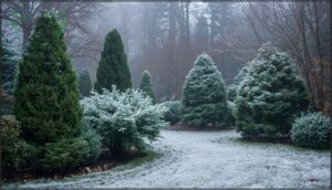 using evergreens for structure and form using evergreens for structure and form