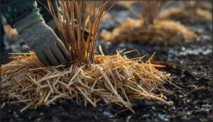 using mulch for soil insulation