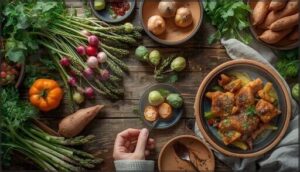 vegetarian main dishes using seasonal produce