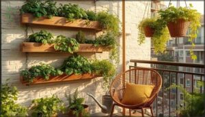 vertical and hanging herb garden designs