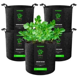 VIVOSUN 5 Pack 3 Gallon Plant B00TF9E4UO