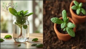 water vs. soil propagation methods water vs. soil propagation methods